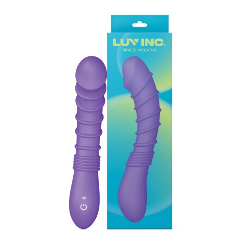 Luv Inc Ribbed G-Spot Vibrator Purple