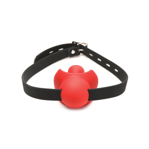 Master Series Gag Order Ball Gag - Red/Black