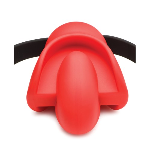 Master Series Gag Order Ball Gag - Red/Black