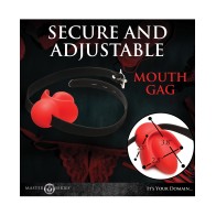 Master Series Gag Order Ball Gag - Red/Black