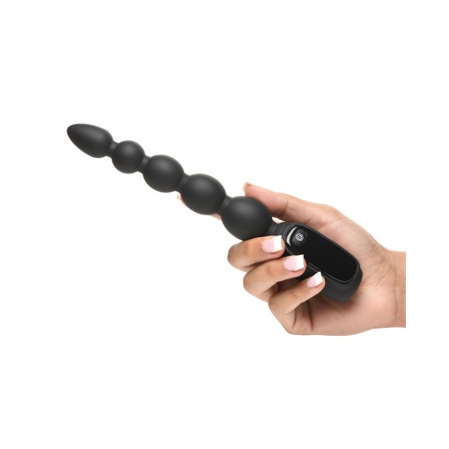 Bang Digital Silicone Anal Beads Black