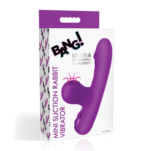 Vibrador Mini Conejo de Succión Bang! para Placer