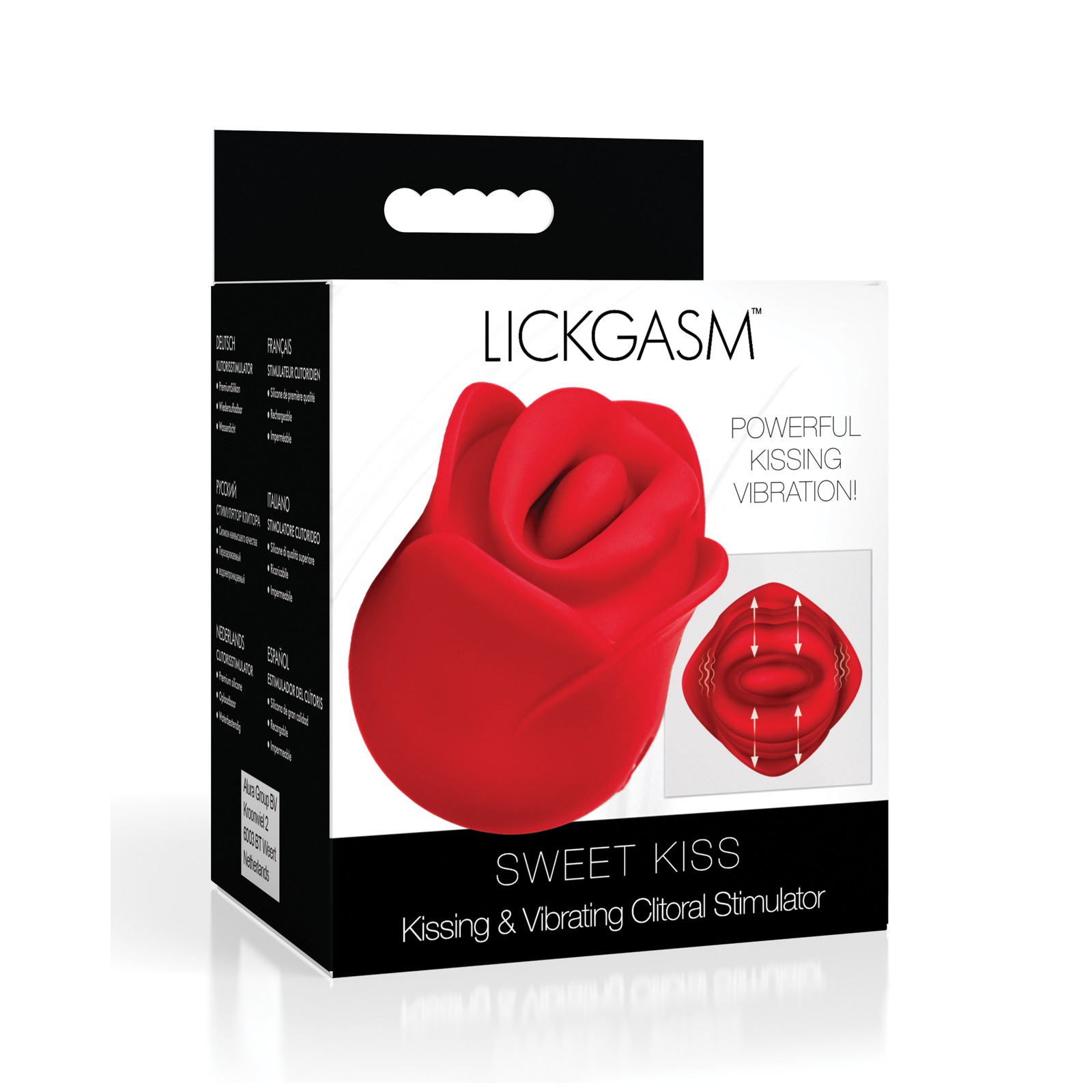 Lickgasm Sweet Kiss Clitoral Stimulator - Vibrating & Kissing