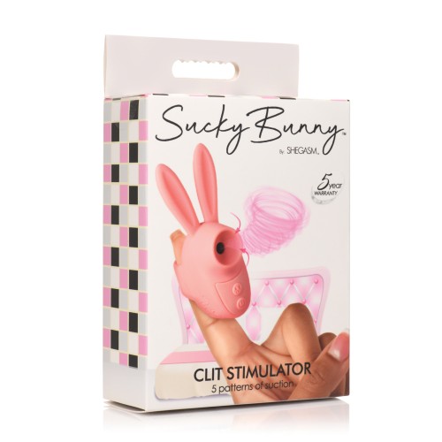 Estimulador Clitoriano Sucky Bunny de Shegasm - Rosa