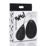 Bang! 10X Silicone Vibrating Egg for Intense Pleasure