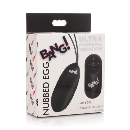 Bang! Nubbed Silicone Egg for Ultimate Pleasure