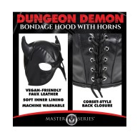 Dungeon Demon Bondage Hood - Dark and Playful