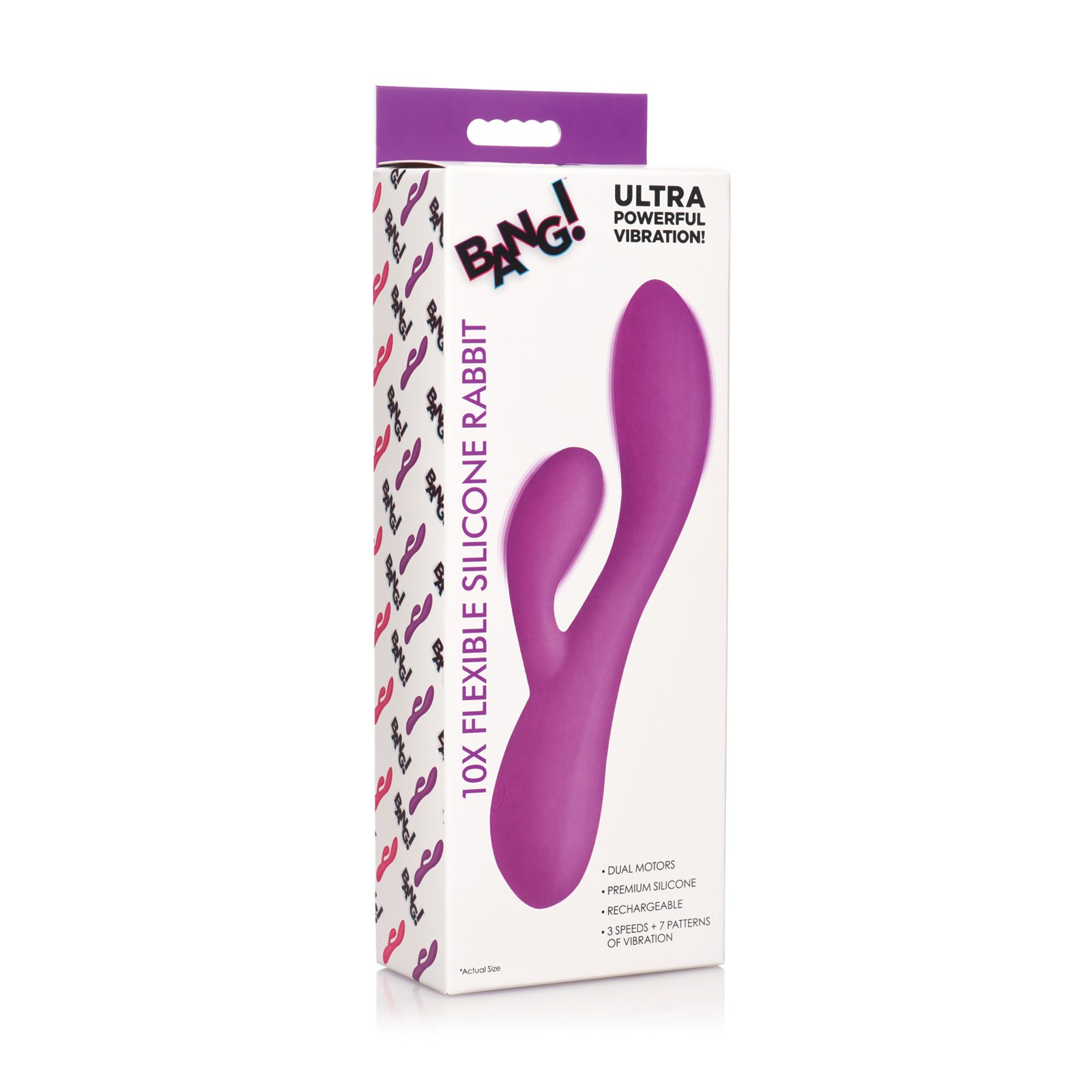 Bang! 10X Flexible Rabbit for Double Stimulation