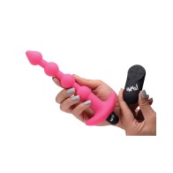 Bang! 28X Vibrating Silicone Anal Beads with Remote