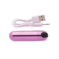 Purple 10X Rechargeable Vibrating Bullet