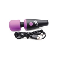 Bang! 10X Vibrating Mini Silicone Wand - Purple