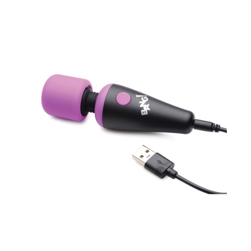 Bang! 10X Vibrating Mini Silicone Wand - Purple