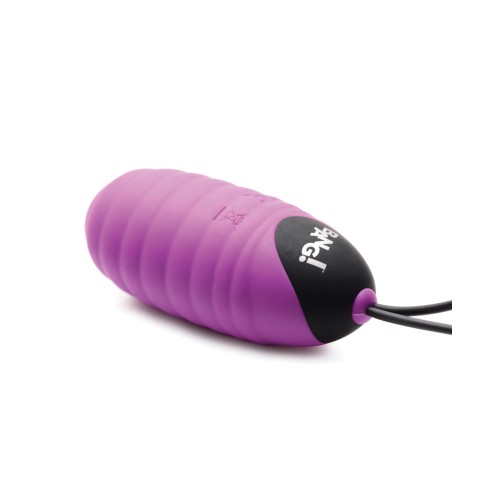 Bang Huevito de Silicona Relieves Control Remoto Morado