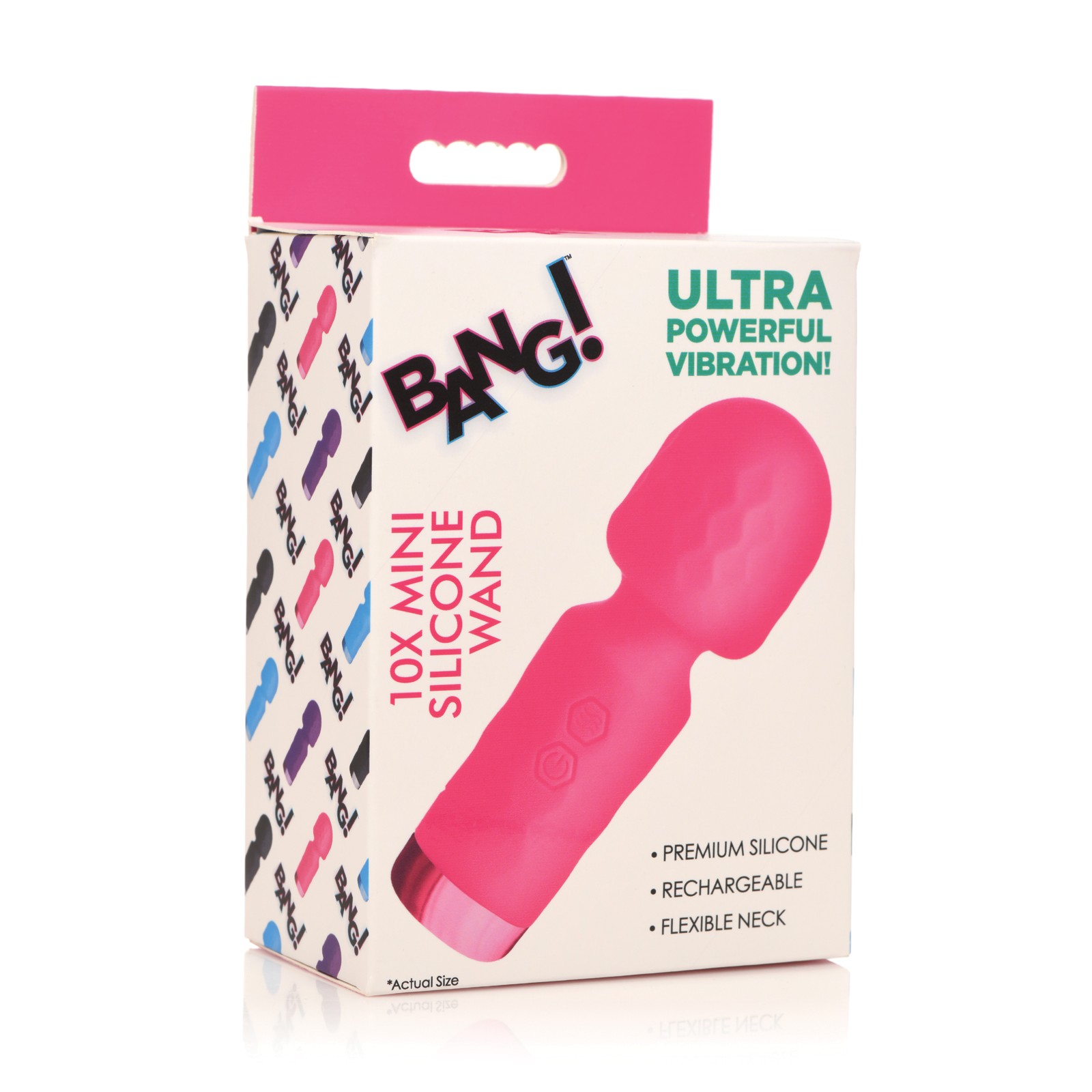 Bang 10X Mini Silicone Wand Pink