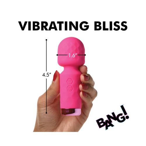 Bang! Varita Mini de Silicona 10X Rosa