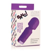 Bang! 10X Mini Silicone Wand Purple