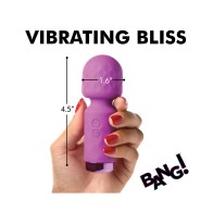 Bang! 10X Mini Silicone Wand Purple