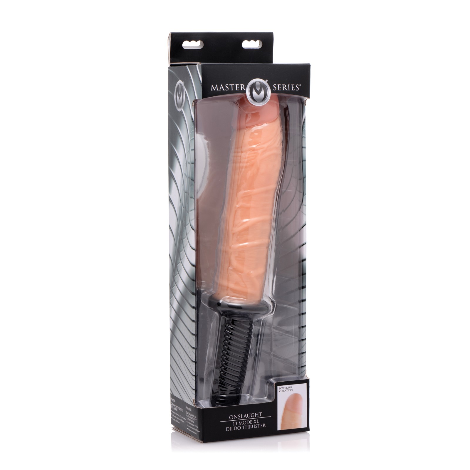 Master Series Onslaught 13 Mode XL Vibrating Dildo Thruster