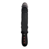 Master Series 8X Auto Pounder Vibrating & Thrusting Dildo with Handle - Black