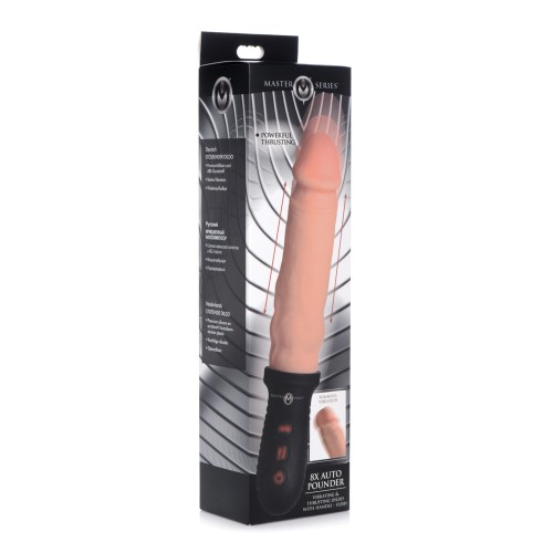 Dildo Vibrador Automático 8X Master Series