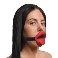 Master Series Vibrating Sissy Mouth Gag - Red