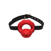 Master Series Vibrating Sissy Mouth Gag - Red