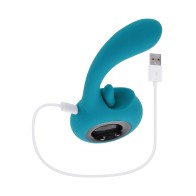 Evolved How Many Licks G-Spot Vibrator - Teal