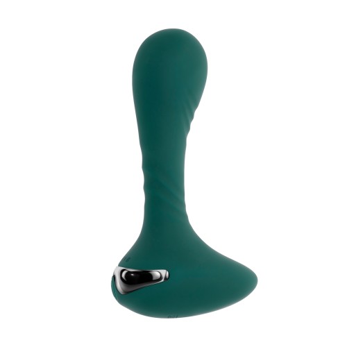 Gender X Vibrating Silicone Plug - Teal