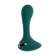 Gender X Vibrating Silicone Plug - Teal