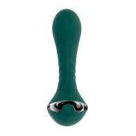 Gender X Vibrating Silicone Plug - Teal