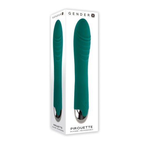 Gender X Pirouette Twirling Vibrator - Unique Sensation