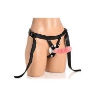 Bedroom Bliss Velvet Kiss Strap-On Harness for Comfortable Play