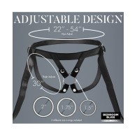 Bedroom Bliss Velvet Kiss Strap-On Harness for Comfortable Play