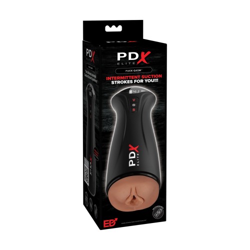 PDX Elite Fuck Gasm Pussy Stroker in Brown