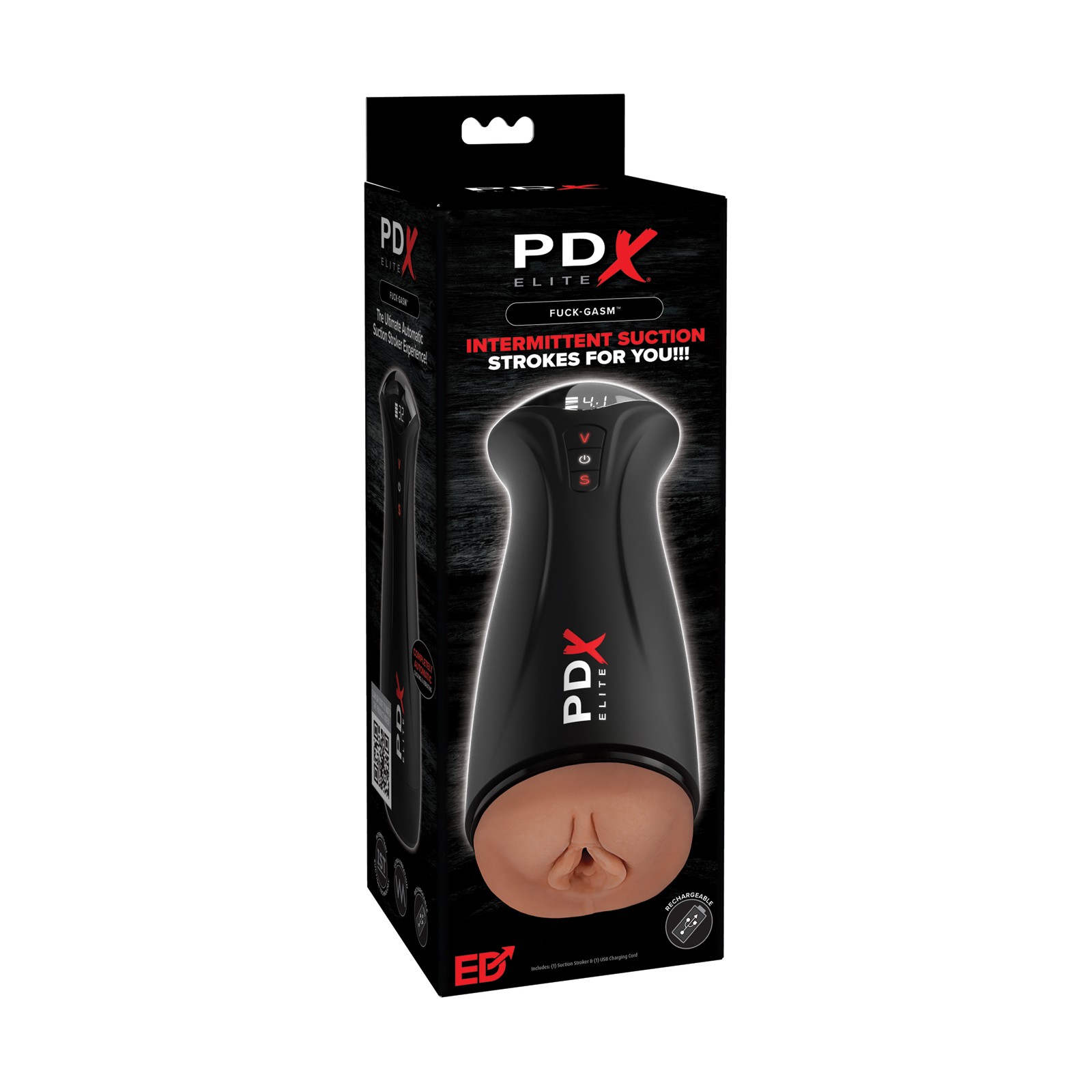 Stroker PDX Elite Fuck-Gasm para Vulva en Marrón