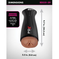 PDX Elite Fuck Gasm Pussy Stroker in Brown