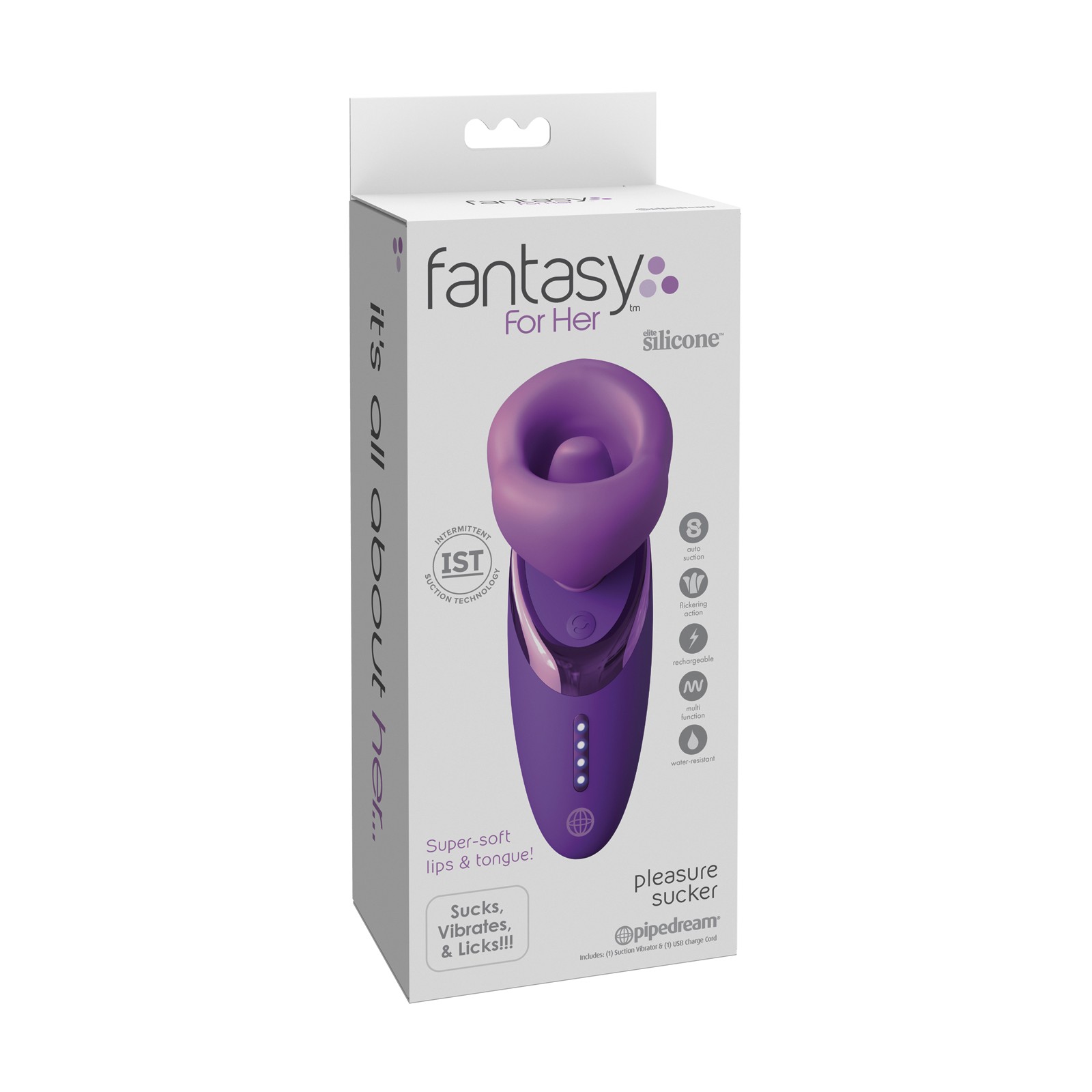 Fantasy para Su Placer Succionador Púrpura