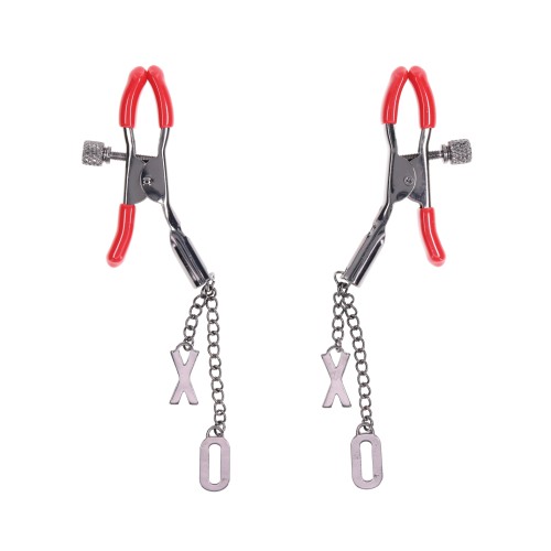 Ex's & Oh's Nipple Clamps for Intense Pleasure