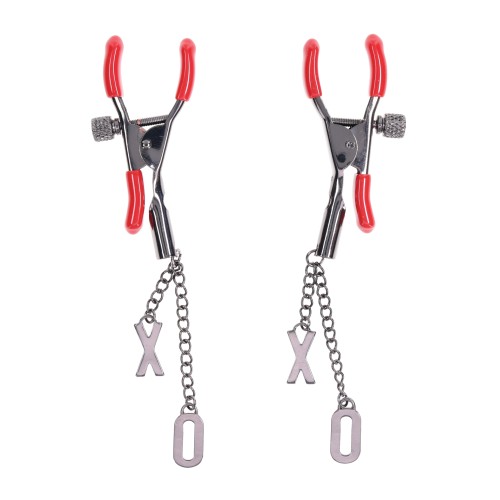 Ex's & Oh's Nipple Clamps for Intense Pleasure