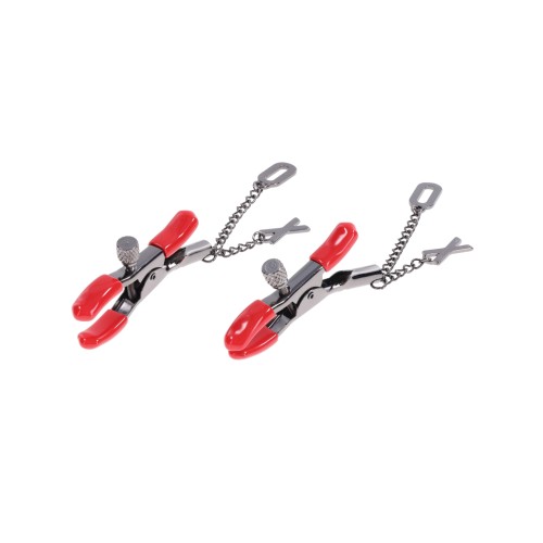 Ex's & Oh's Nipple Clamps for Intense Pleasure