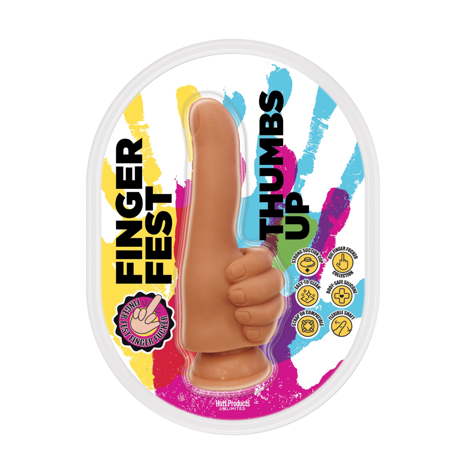 Thumbs Up Dildo - Finger Fest for Playful Pleasure