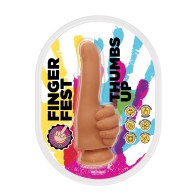 Thumbs Up Dildo - Finger Fest for Playful Pleasure