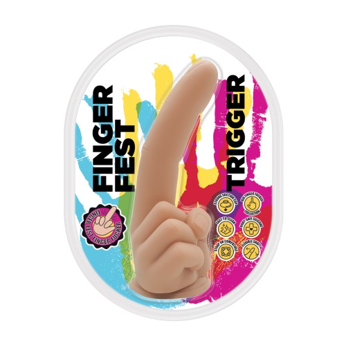 Finger Fest Trigger Dildo - Fun and Playful