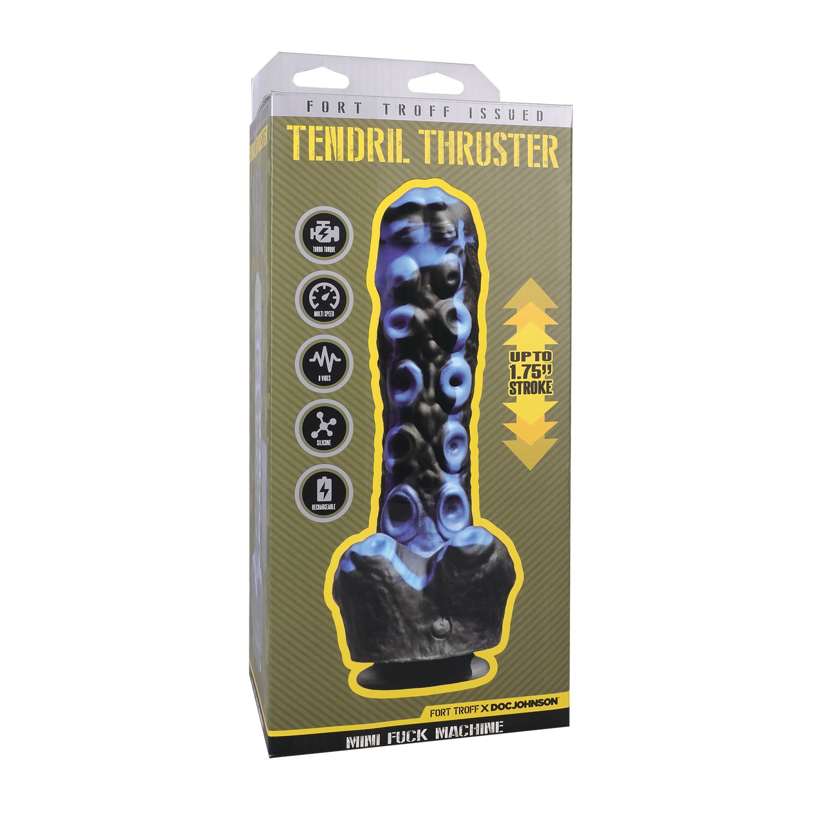 Máquina de Coito Mini Tendril Thruster Azul