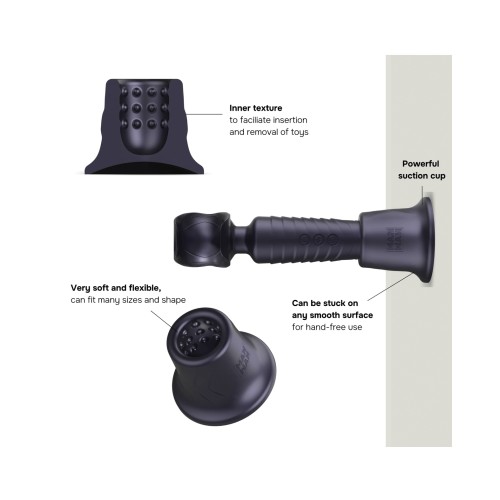 Manwan Holden Universal Wand Holder - Black Plum