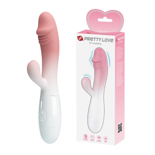 Vibrador Conejito Snappy de Pretty Love Ombre Rosa