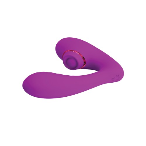 Pretty Love Nauty Insertable Vibrator Fuchsia - Pulsating Pleasure