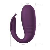 Vibrador de Impulso Activado por App Pretty Love Klay