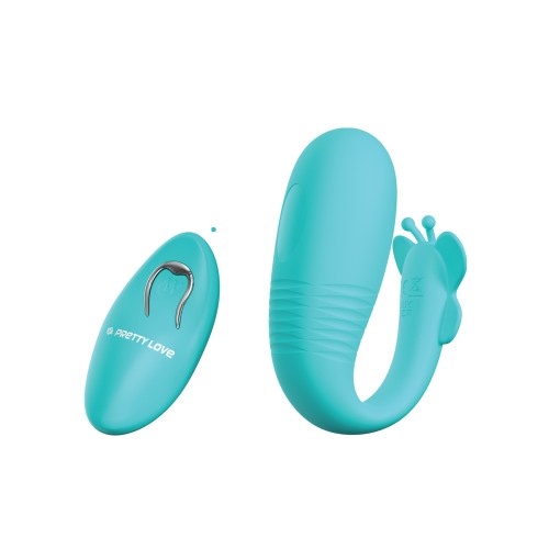 Vibrador Thrusting Sin Manos Pretty Love Remi Aqua