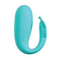 Vibrador Thrusting Sin Manos Pretty Love Remi Aqua